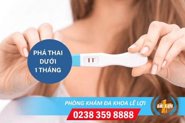 Phương pháp phá thai dưới 1 tháng an toàn