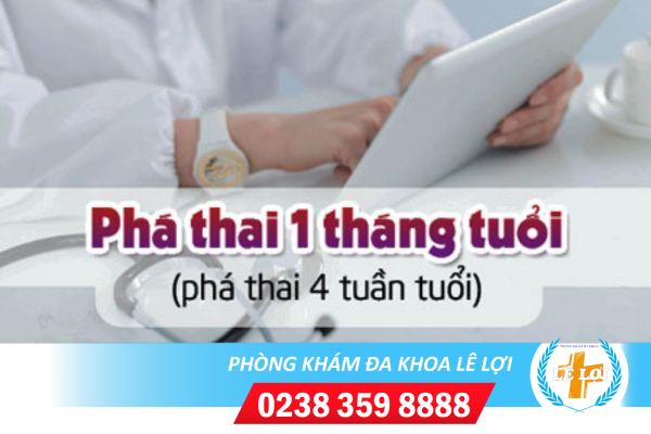 Cách phá thai 1 tháng tại nhà