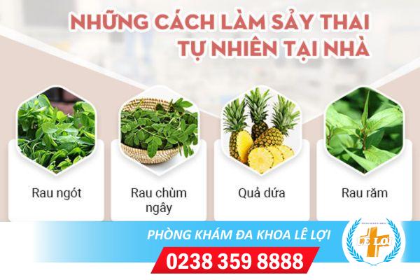 Cách làm sảy thai tự nhiên tại nhà