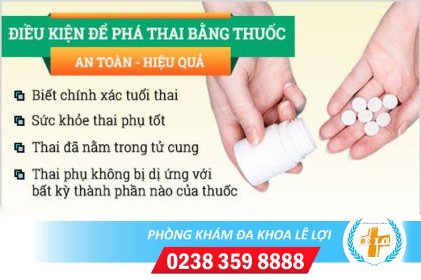 Phá thai bằng thuốc an toàn