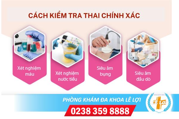 Những cách kiểm tra thai chính xác hiện nay