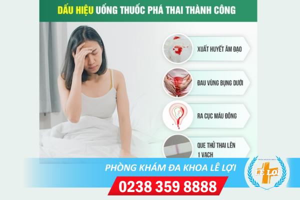 Dấu hiệu phá thai bằng thuốc thành công